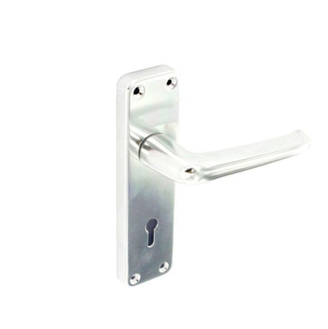 Securit-Aluminium Lock Handles Bradford (Pair)