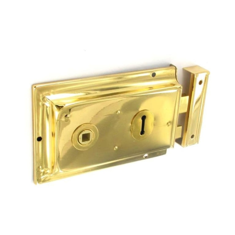 Securit-Double Handed Rim Lock Brass