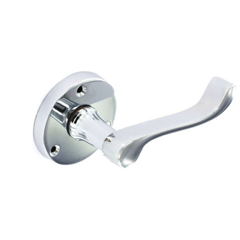 Securit-Chrome Round Latch Handles (Pair)