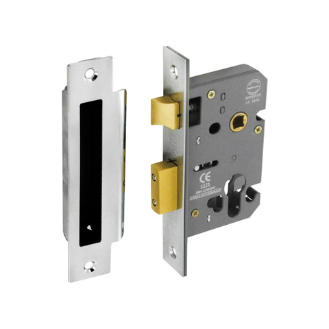 Securit-Euro Sash Lock Nickel Plated 48mm C/C