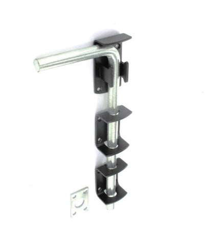 Securit-Garage Door Bolt Black