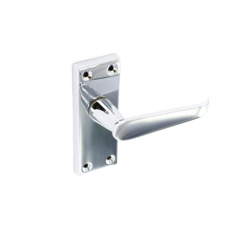 Securit-Chrome Flat Latch Handles (Pair)