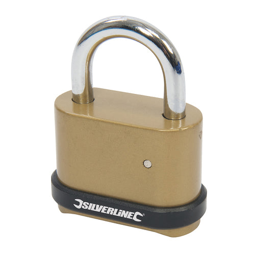 Silverline-Zinc Alloy Combination Padlock 4-Digit