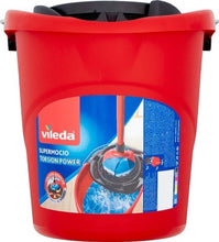 Vileda – Super-Easy Torsion Power Mop Bucket, Red