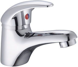 Single Lever Chrome Mono Basin Sink Mixer Tap with Slotted Spring Waste | 