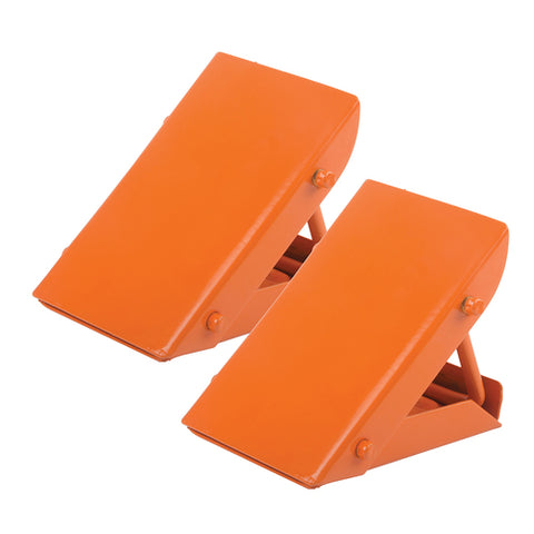 Silverline-Folding Steel Wheel Chocks