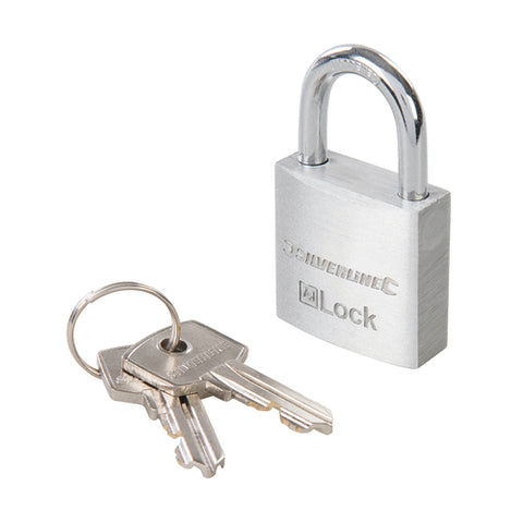 Silverline-Aluminium Padlock