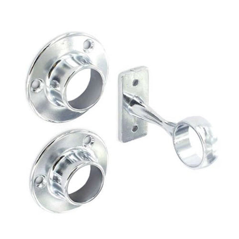 Securit-1 Centre & 2 End Sockets Chrome Plated