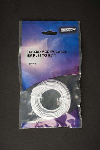 Dencon-Broadband Modem Lead 5m RJ11/RJ11