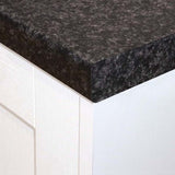 Oasis Laminate Worktops - Jet 5518 Upstand in a Universal finish