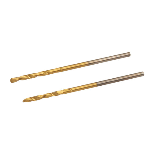 Silverline-HSS Titanium-Coated Drill Bits 2pk