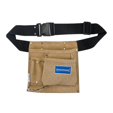 Silverline-Nail & Tool Pouch Belt 5 Pocket