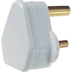 Dencon-5A, 3 Pin Plug to BS546, White
