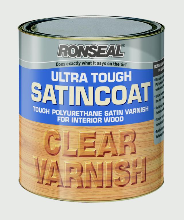 Ronseal-Ultra Tough Varnish Satin Coat