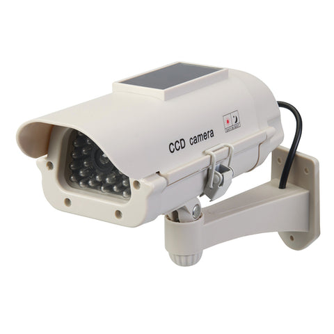 Silverline-Solar-Powered Dummy CCTV Camera with LED