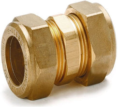 Primaflow Brass Compression Straight Coupling - 15mm