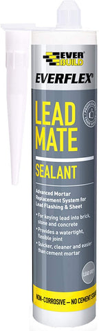 Everbuild EVBLEAD Everflex Lead Mate Sealant, Grey, 295 ml
