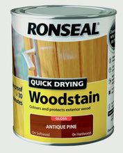 Ronseal-Quick Drying Woodstain Gloss 750ml