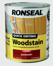 Ronseal-Quick Drying Woodstain Gloss 750ml