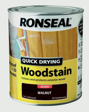 Ronseal-Quick Drying Woodstain Gloss 750ml