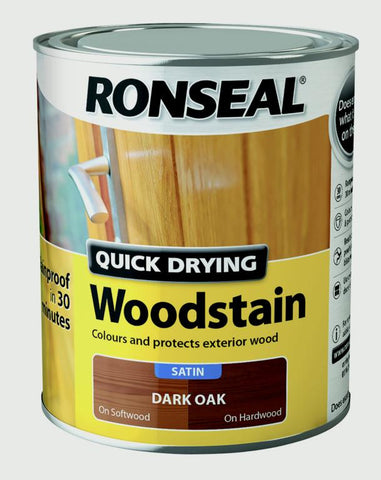 Ronseal-Quick Drying Woodstain Satin 750ml