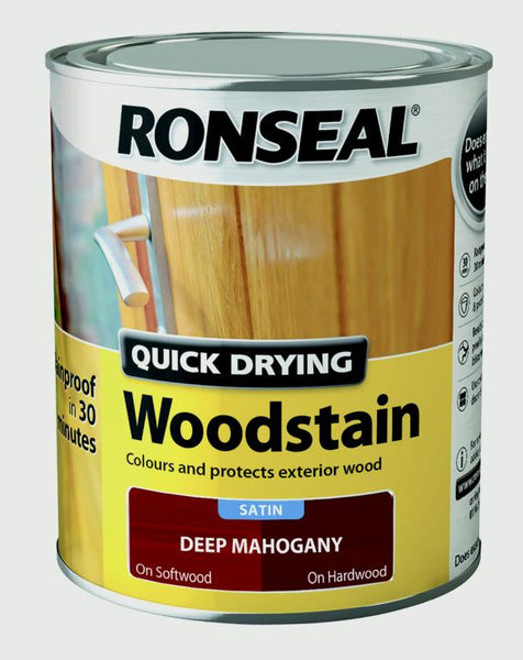 Ronseal-Quick Drying Woodstain Satin 750ml