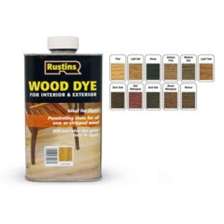 Rustins-Interior & Exterior Wood Dye 250ml