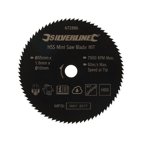 Silverline-HSS Mini Saw Blade