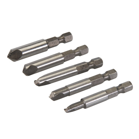 Silverline-Damaged Screw Remover Set 5pce