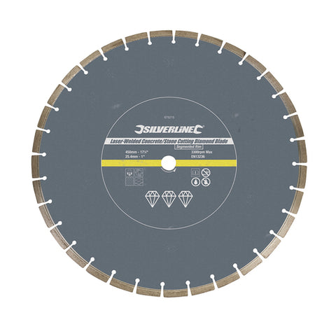 Silverline-Laser-Welded Concrete & Stone Cutting Diamond Blade