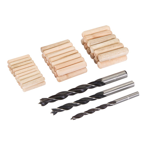 Silverline-Dowel & Bit Set 47pce