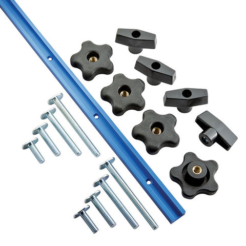 Rockler-Universal T-Track Set 17pce