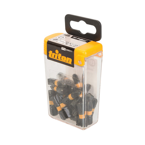 Triton-Pozi Screwdriver Impact Bit 25pk
