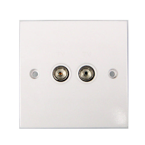 Dencon-Double Flush Aerial Socket
