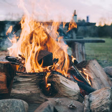 Seasoned Dried Softwood Logs for Firewood, Pits, Open Fireand Stoves. - Comes with The Log Hut Woven Sack.