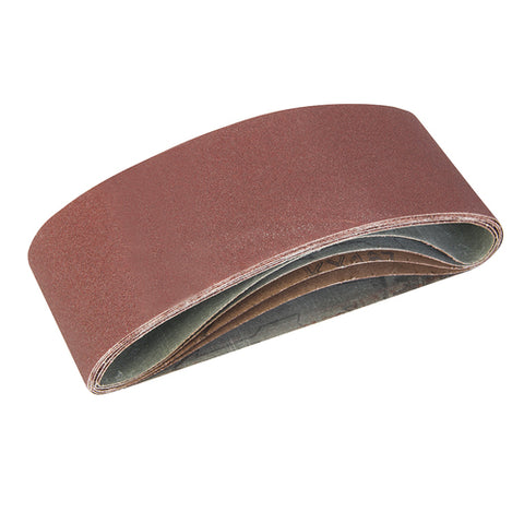 Silverline-Sanding Belts 75 x 457mm 5pce