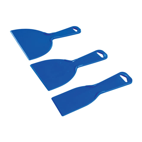 Silverline-Plastic Scraper Set 3pce