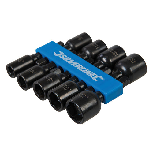 Silverline-Magnetic Nut Driver Set 9pce