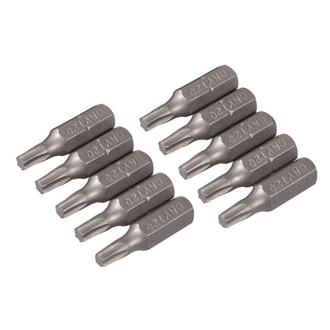 Silverline-T20 Cr-V Screwdriver Bits 10pk