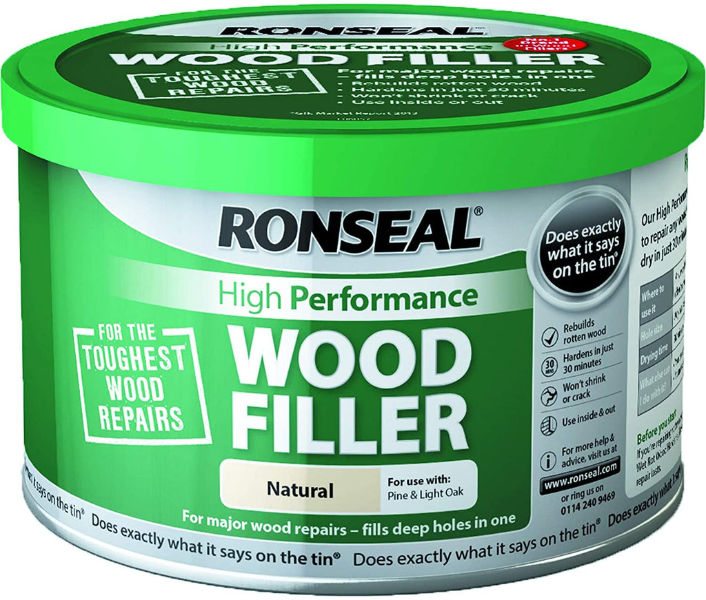 Ronseal High Performance Wood Filler - Natural 275g | 550g