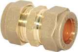 Primaflow Brass Compression Straight Coupling - 15mm