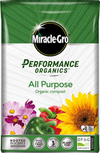 Miracle-Gro Performance Organics All Purpose Compost - 40 Litre BAG, 100% ORGANIC