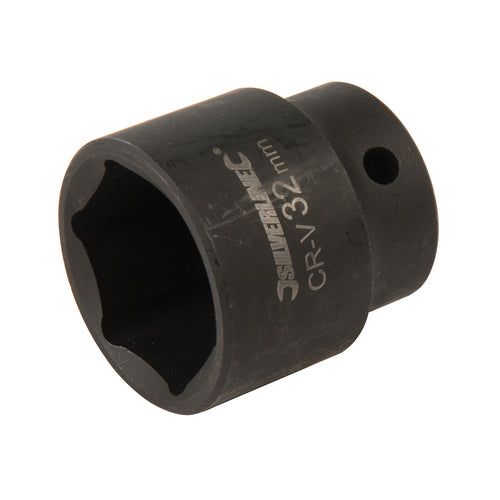 Silverline-Impact Socket 1/2" Drive 6pt Metric