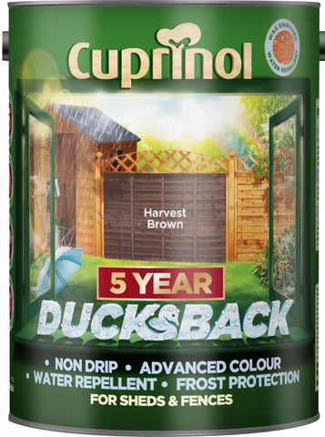 Cuprinol 5 year ducksback Fence & shed Wood treatment 5L