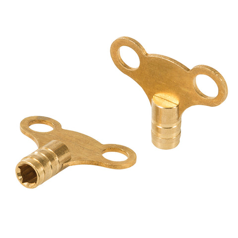 Silverline-Radiator Bleed Keys Clock Type 2pk