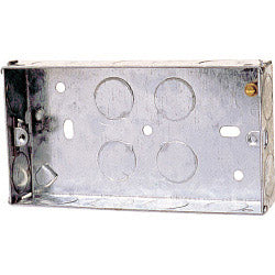 Dencon-35mm 2 Gang Metal Box to BS4664