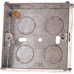 Dencon-25mm 1 Gang Metal Box to BS4664