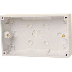 Dencon-Twin Gang Box (inside 41mm, outside 44mm) with Earth