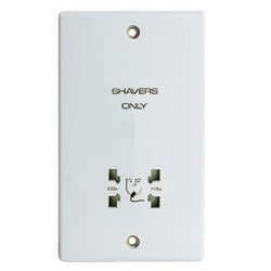 Dencon-Slim Line Shaver Socket