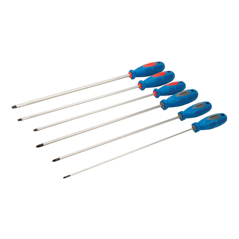 Silverline-Extra-Long Screwdriver Set 6pce